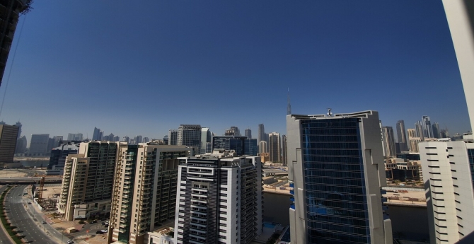 Burj Khalifa & Canal View-Business Bay Cozy Studio