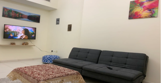 Furnished One Bedroom for Longer Stay in UAE - Entire apartment, sleeps 4
